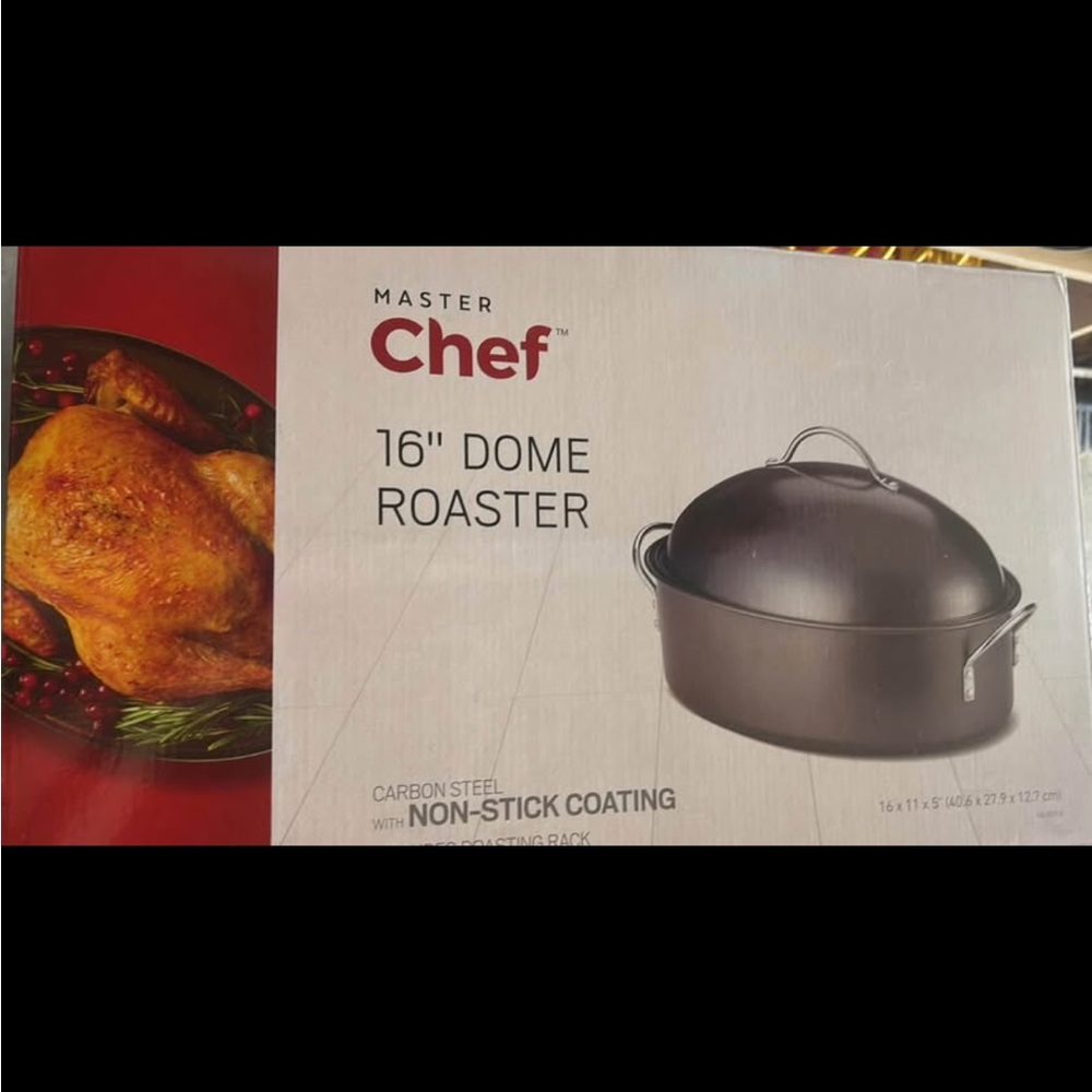 Black 16" Dome Roaster
